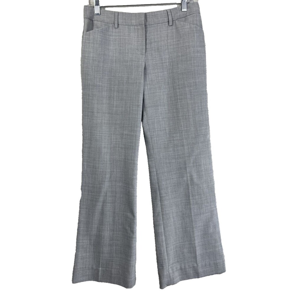 Express Workwear Editor Design Studio Women's Gray Wide Leg Slacks Size 4
